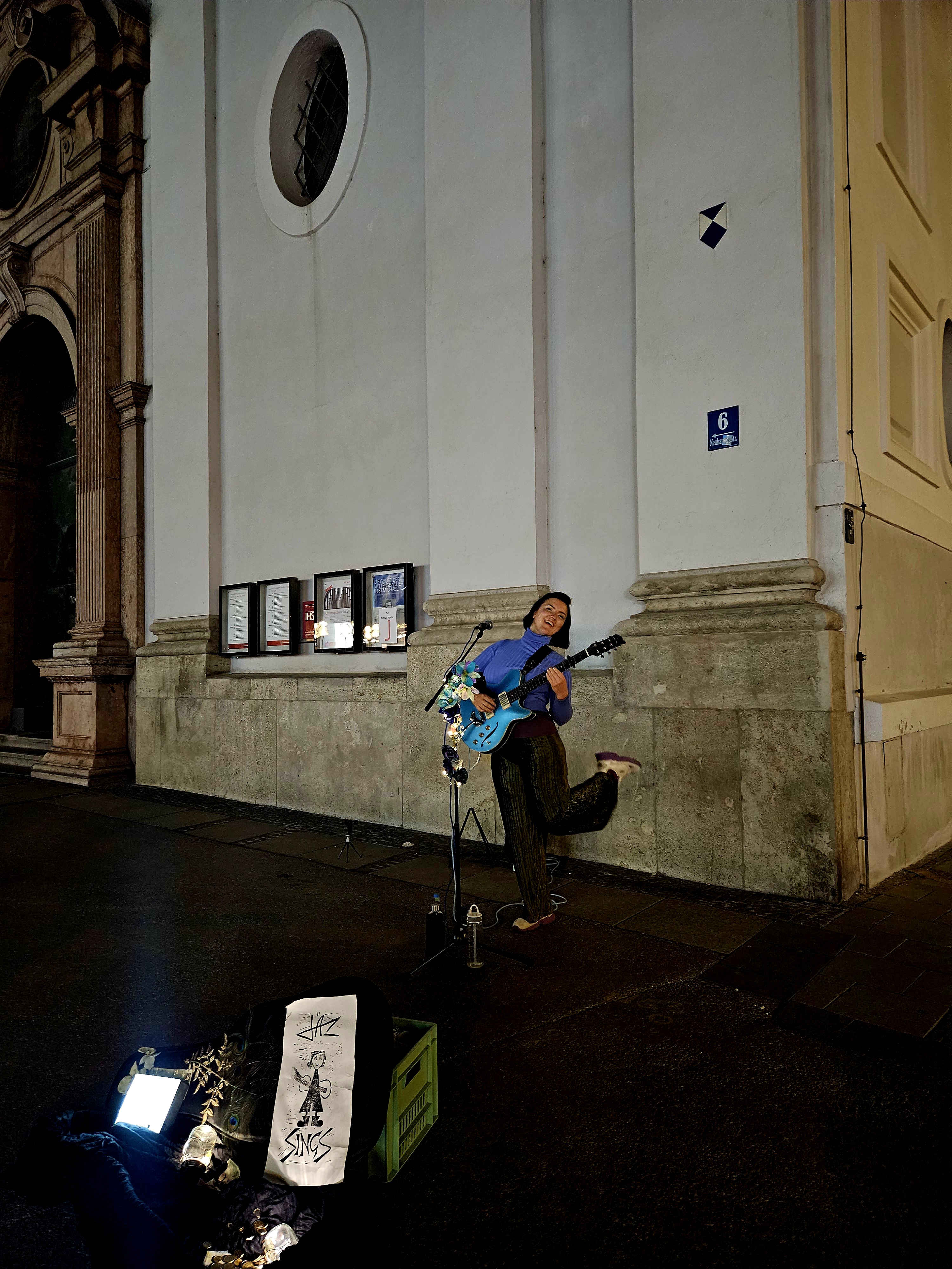Jaz Sings Fußgängerzone München 2024