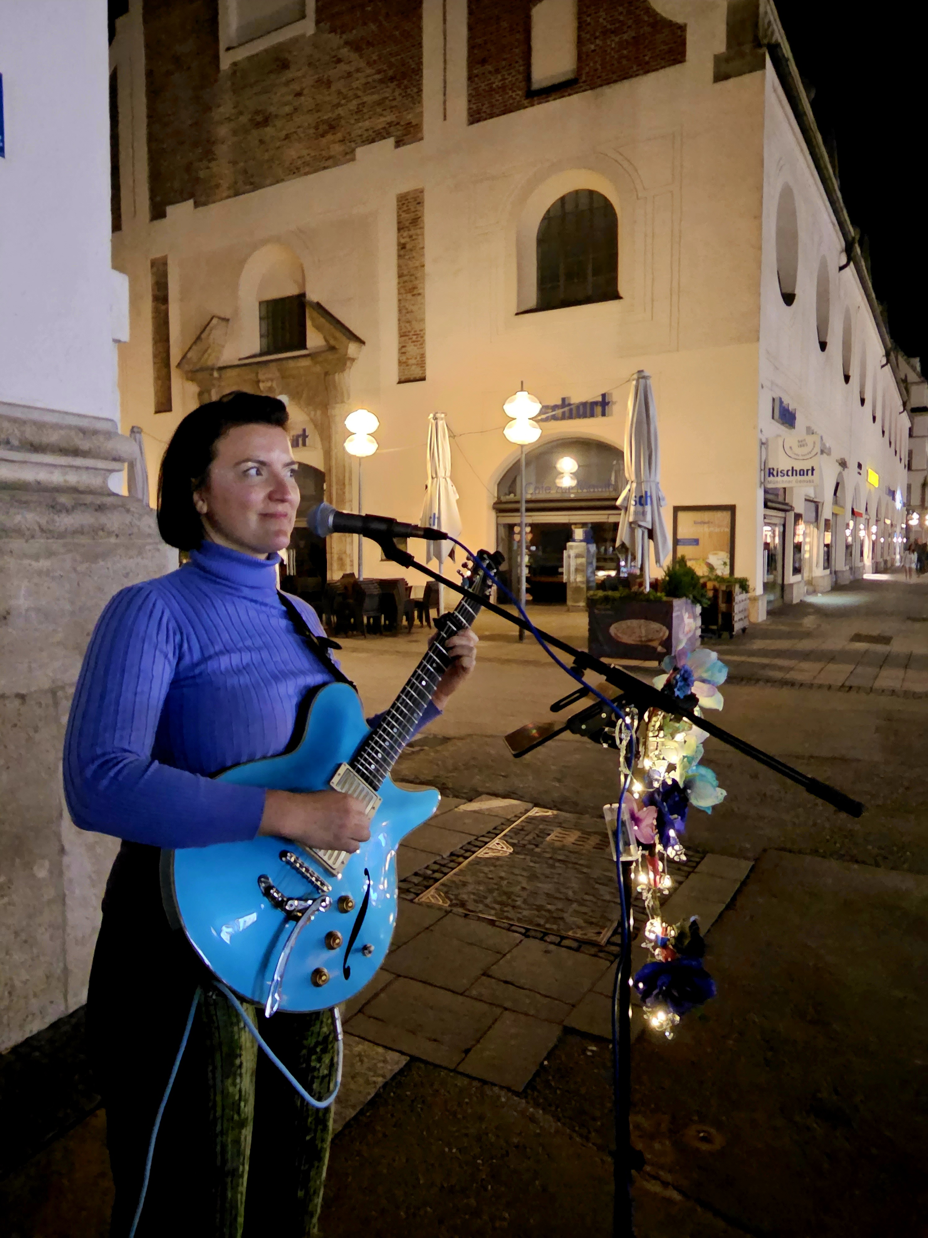 Jaz Sings Fußgängerzone München 2024