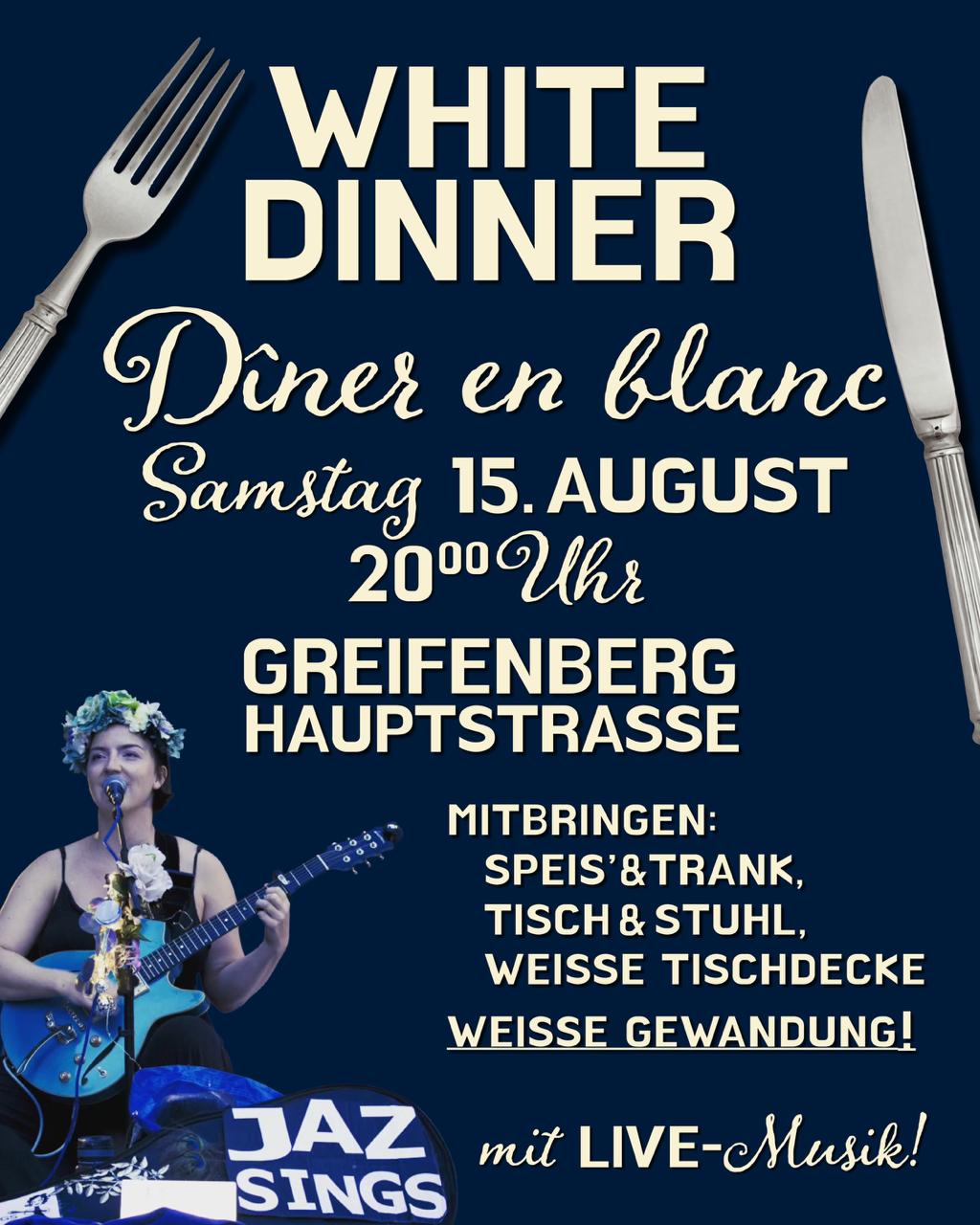 Dîner en blanc Greifenberg 2026